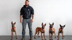 Die vier Hunde sind bei Spezialausbildner Georg Resch in Obhut.