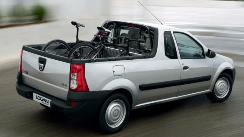 2008 legt Dacia auf Basis des Logan eine Pick-up-Variante auf. (Bild: Dacia)