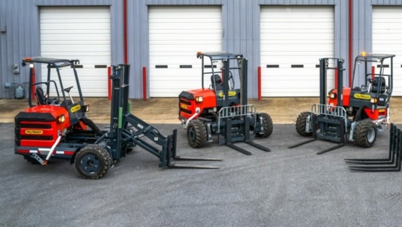 Das sind die sogenannten Truck Mounted Forklifts, die ab September in Steyr hergestellt werden. (Bild: Palfinger)