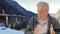 „Italien und Deutschland müssen endlich ihre Maut anheben“, fordert Fritz Gurgiser. Eine Million Umweg-Lkw jährlich über den Brenner seien mehr als zu viel. (Bild: Christof Birbaumer, Johanna Birbaumer)