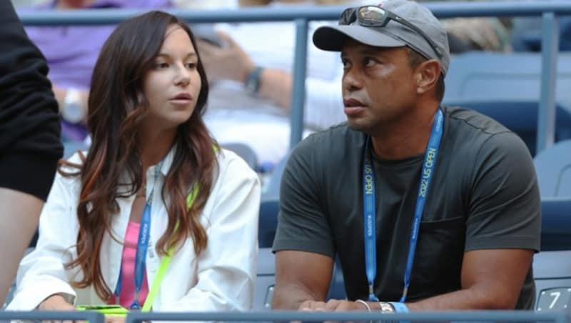 Erica Herman und Tiger Woods (Bild: APA/Getty Images via AFP/GETTY IMAGES/MATTHEW STOCKMAN)