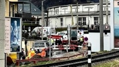 Rettungseinsatz in Salzburg-Itzling (Bild: Markus Tschepp)