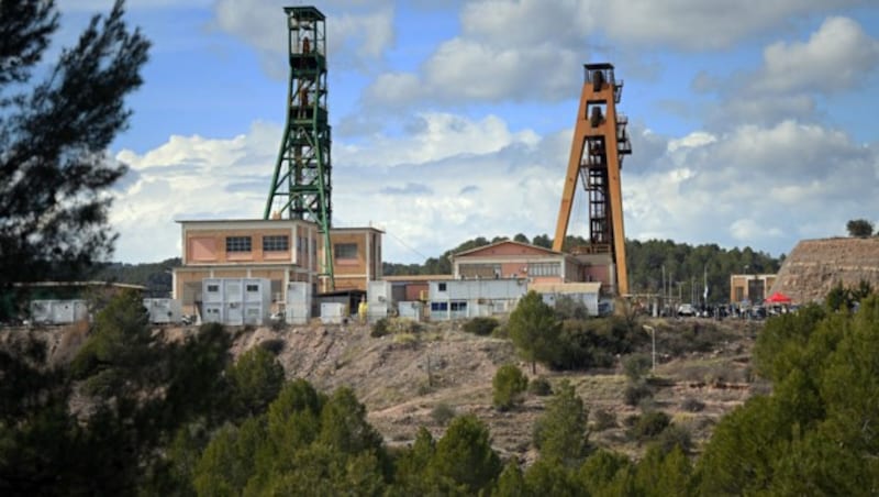 Gesamtansicht des Bergwerks in Suria (Bild: AFP)