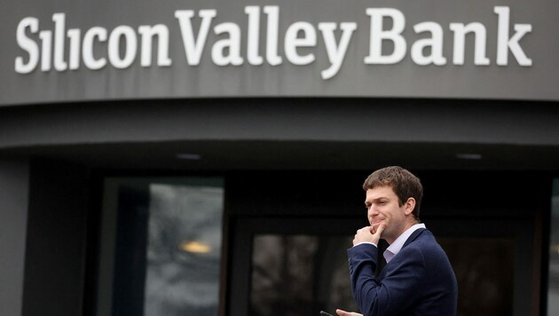 Der Kollaps der Silicon Valley Bank brachte Anleger in Sorge. (Bild: APA/Getty Images via AFP/GETTY IMAGES/JUSTIN SULLIVAN)