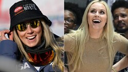 Mikaela Shiffrin (li.), Lindsey Vonn (Bild: AP)