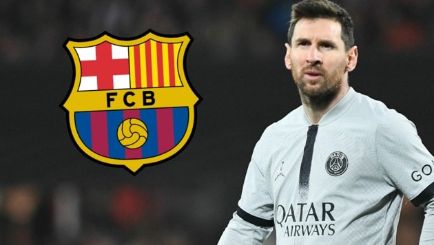 Zieht es Lionel Messi im Sommer nach Barcelona zurück? (Bild: APA/AFP/FRED TANNEAU)