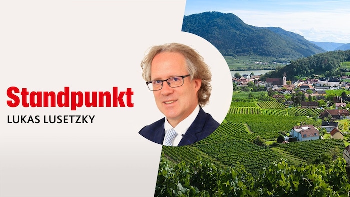 Commenting on political events in Lower Austria: "NÖ Krone" boss Lukas Lusetzky.