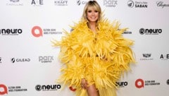 Heidi Klum sorgte mit ihrem Oscar-Dress für Aufsehen. (Bild: Willy Sanjuan/Invision/AP)