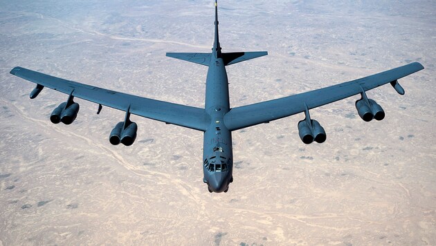 Ein B-52-Bomber der US-Luftwaffe (Bild: APA/AFP/DVIDS/Joseph PICK)