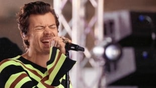 Harry Styles während eines Konzerts