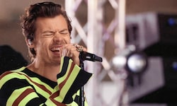 Harry Styles während eines Konzerts