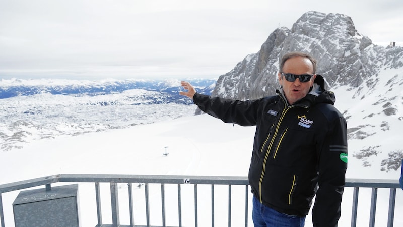 Planai-Chef Georg Bliem, hier am Dachstein. (Bild: Pail Sepp)