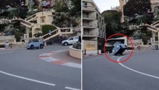 Annähernd echtes Formel-1-Tempo im Moped-Auto war etwas zu schnell.