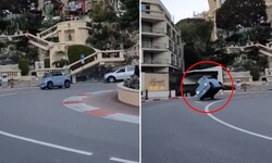 Annähernd echtes Formel-1-Tempo im Moped-Auto war etwas zu schnell.