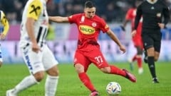 Oskar Gloukh zeigte beim 2:0 gegen den LASK sein Können. (Bild: GEPA pictures/ Christian Moser)