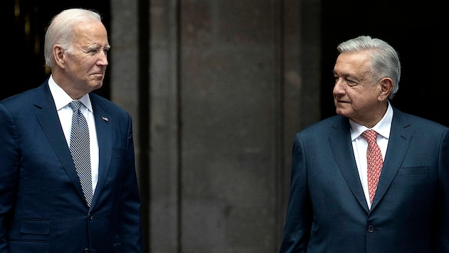 Die Regierung von US-Präsident Joe Biden hat eine Reisewarnung für Mexiko ausgesprochen. Staatschef Andres Manuel Lopez Obrador kann diese überhaupt nicht nachvollziehen und spricht von „Paranoia“. (Bild: APA/AFP/Jim WATSON)