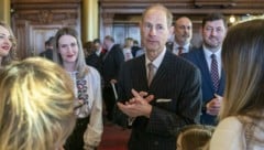 Prinz Edward, der neue Duke von Edinburgh, beim Besuch der City Chambers in Edinburgh (Bild: Jane Barlow / PA / picturedesk.com)