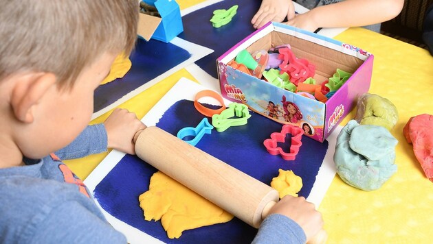 Ab April werden die Kindergärten in ganz Salzburg für die Kinder im Alter von drei bis sechs Jahren kostenlos. (Bild: Scharinger Daniel)