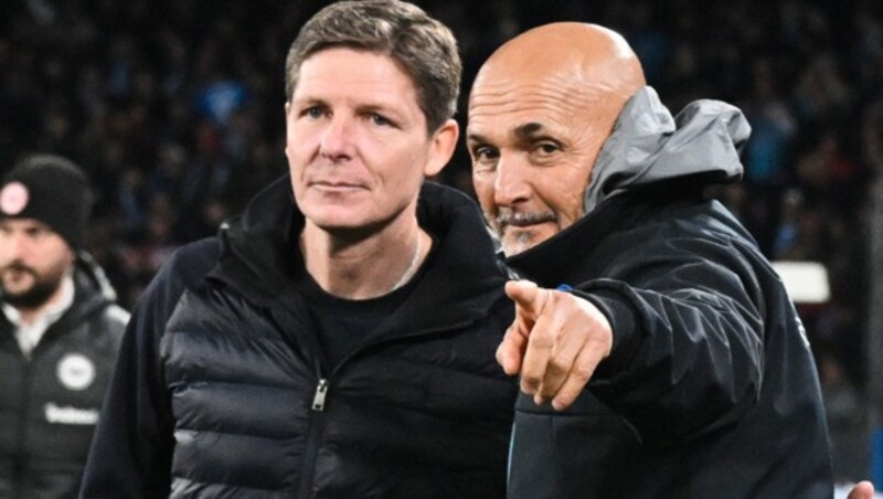 Oliver Glasner und Luciano Spalletti (Bild: AFP or licensors)