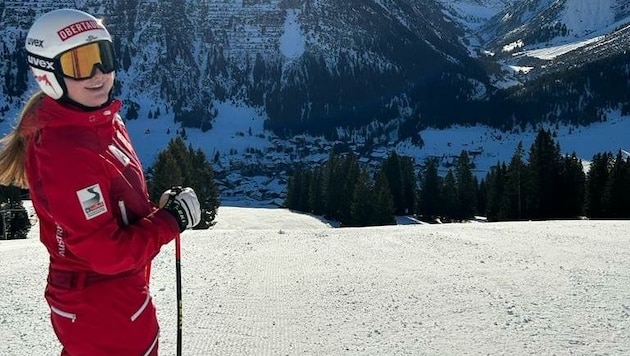 Grill absolvierte vor Kurzem zehn Tage auf ihren Skiern. (Bild: Lisa Grill)