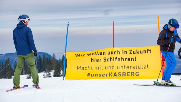 Am Kasberg wird für die Erhaltung des Skigebiets gekämpft.t (Bild: Einöder Horst)