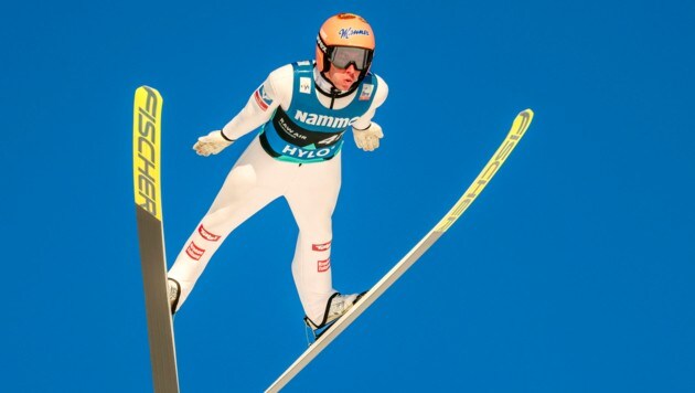 Stefan Kraft in Lillehammer (Bild: Geir Olsen/NTB via AP)