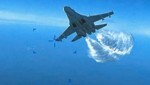 Man sehe zwar das „rücksichtslose“ Manöver der russischen Kampfjets, aber eine Absicht belege das Video nicht, heißt es von der US-Regierung. (Bild: AP)