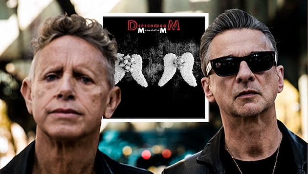 Martin Gore und Dave Gahan - das übriggebliebene Depeche-Mode-Duett. (Bild: Columbia Records, Anton Corbijn, Krone KREATIV)