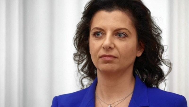 Die Journalistin Margarita Simonjan gilt als zentrale Figur der russischen Propaganda. (Bild: AFP)