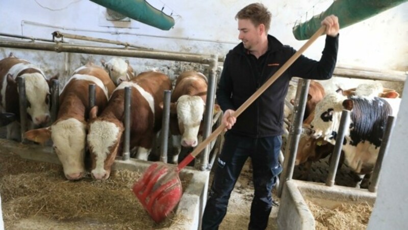 Martin Deutschmann ist Landwirt und Maschinentechniker in Grafenstein. Er ist Nebenerwerbsbauer aus Leidenschaft. (Bild: Rojsek-Wiedergut Uta)