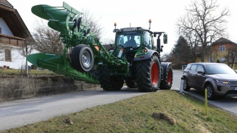 Die „Krone“ fuhr im Fendt 516 Vario mit. (Bild: Rojsek-Wiedergut Uta)