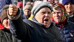Proteste gegen die proeuropäische Regierung in Moldau - finanziert von einem prorussischen Oligarchen (Bild: AFP or licensors)