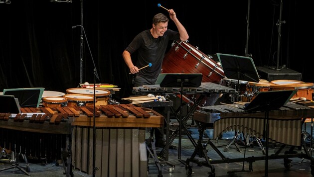 Hochleistungskunst: Multi-Percussionist Martin Grubinger (Bild: SF/Marco Borrelli)