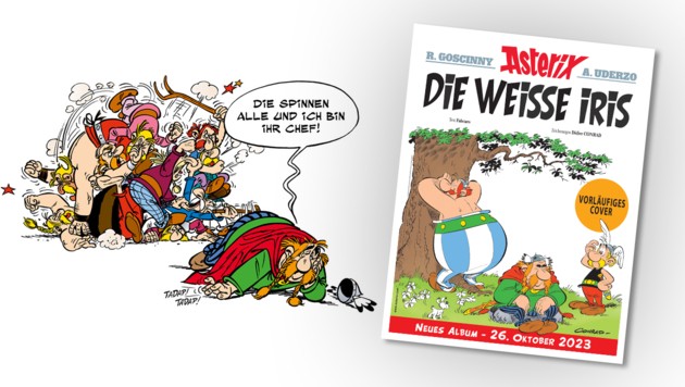 (Bild: ASTERIX®- OBELIX®- IDEFIX® / © 2023 LES EDITIONS ALBERT RENE, Krone KREATIV)