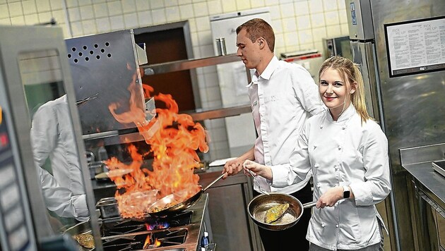 In Kärnten gibt es aktuell insgesamt 598 Koch- und Kellnerlehrlinge. (Bild: Alexander Schwarzl)