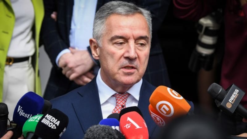 Amtsinhaber Milo Djukanovic (Bild: AFP)