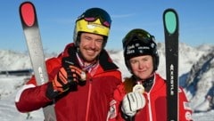 Im November 2022 holten Mathias Graf (li.) und Sonja Gigler Gold bei der Staatsmeisterschaft. Nun wurden sie von den Cheftrainern aller Weltcupteams zu den „Rookies of the Year“ gewählt. (Bild: GEPA pictures)