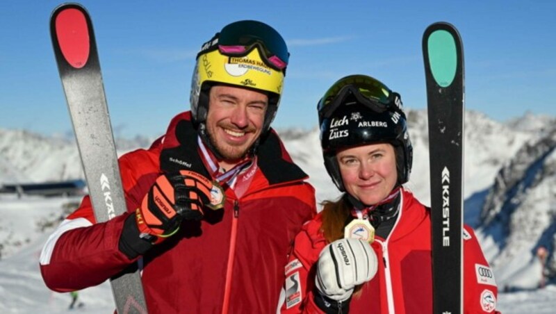 Mathias Graf und Sonja Gigler (Bild: GEPA pictures)