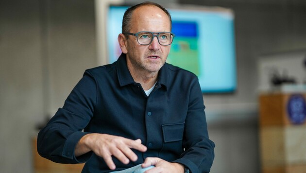 „Es braucht die Vorbildwirkung“, sagt Andreas Fill, der Chef von mehr als 1000 Mitarbeitern ist. (Bild: Markus Wenzel)