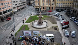 Wahrlich keine Visitenkarte für Innsbruck: Der Bozner Platz heute. (Bild: Liebl Daniel)