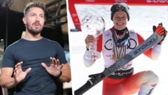 Marco Odermatt (re.) schnappt sich den Preisgeld-Rekord von Marcel Hirscher. (Bild: GEPA pictures)