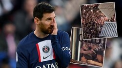 Wenn Lionel Messi in der Gegend ist, spielen die Massen verrückt. (Bild: APA/AFP/FRANCK FIFE, Twitter/porquetendencia)