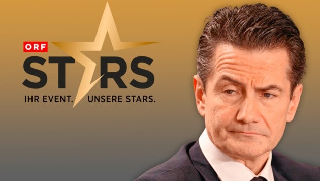 Während die hauseigene Agentur „ORF Stars“ Mitarbeiter vermarktet, muss sich ORF-Chef Roland Weißmann fragen: Was tun mit Nebentätigkeiten? (Bild: TOPPRESS/Karl Schöndorfer, ORF, Krone KREATIV)