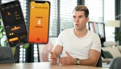 Florian Gschwandtner präsentiert stolz sein neues „App-Baby“. (Bild: Markus Wenzel)