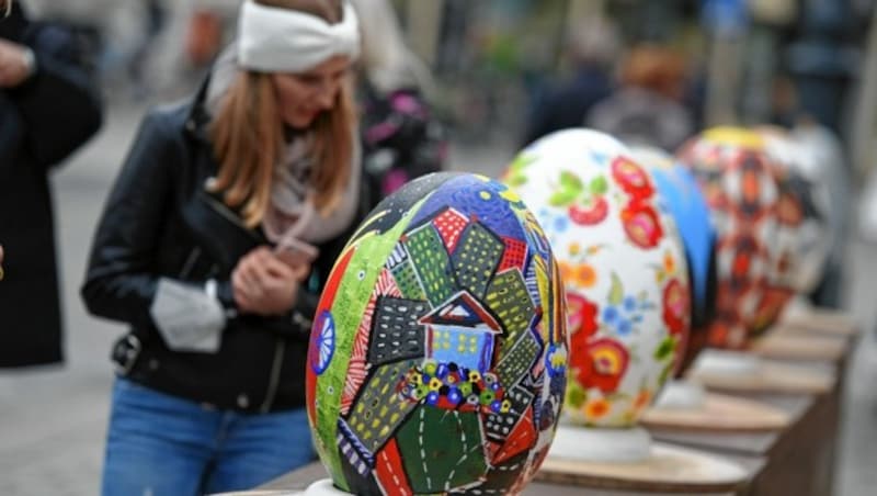 Ostermarkt auf der Freyung (Bild: Wolfgang Spitzbart .)