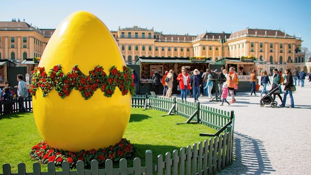 Der Ostermarkt in Schönbrunn (Bild: Angelika Kessler)