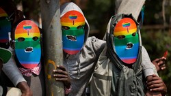 In Kenia wird gegen die LGBT-feindliche Haltung im Nachbarland Uganda protestiert - aus Angst vor Repression anonym (Archivbild). (Bild: Associated Press)