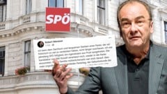 Mit einem emotionalen Facebook-Posting gab Schriftsteller Robert Menasse seinen Wiedereintritt in die SPÖ bekannt. (Bild: APA Krone KREATIV)