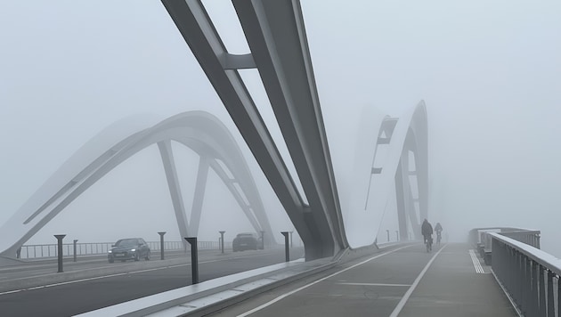 Nebel und Inversion führen hierzulande zu hoher Schadstoffbelastung. (Bild: Werner Pöchinger)