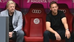 Oliver Kahn (l.) und Julian Nagelsmann (r.)